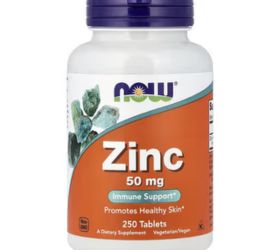 Now Foods Zinc 50mg 250 tabletas