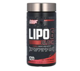 Nutrex Research Lipo-6 Black Suplemento para favorecer la pérdida de peso 120 cápsulas con contenido líquido